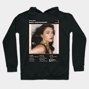 Jessie Ware - What's Your Pleasure? Tracklist Album Hoodie